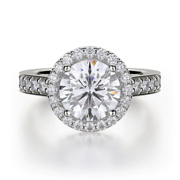 MICHAEL M SEMI-MOUNT LOVE ENGAGEMENT RING 1.0